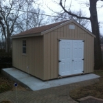 6' wide fiberglass doors.